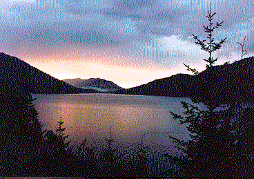 Lake Cresent, west of Port Angeles