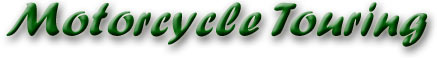 Motorcycle touring