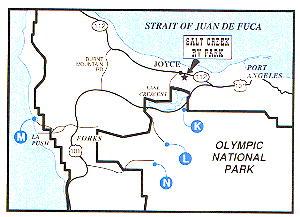 Olympic National Park Area Map
