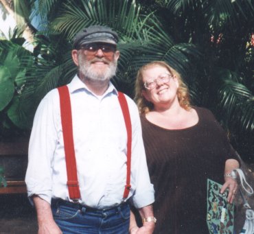 Us at the Butterfly Gardens in Victoria, BC.