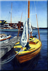 Morning Stillness Painting by Esther Conway